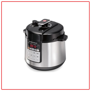 Hamilton Beach 34502-SAU 6L Multi Function Stainless Steel Pressure Cooker