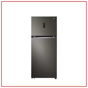 LG GN-B372PXBK 410L Top Freezer Fridge in Black Steel Finish